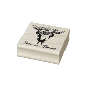 Boho bruiloft gepersonaliseerd 	rubberstempel (Stempel)