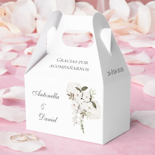 Boho bruiloft gunst dozen bedankdoosjes (Huwelijk)