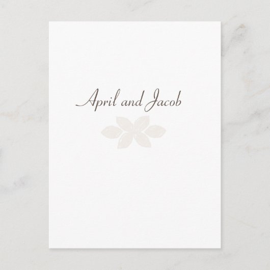 Boho bruiloft RSVP Briefkaart (Voorkant)