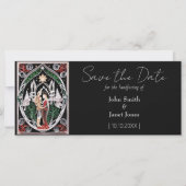 Boho Bruiloft Save the Date (Voorkant)