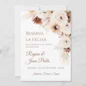 Boho bruiloft save the date (Voorkant)