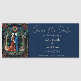 Boho Bruiloft Save the Date Magnet Magnetische Uitnodiging