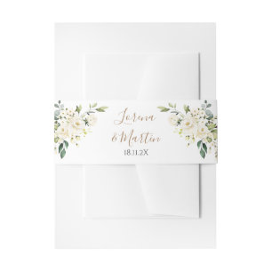 Boho bruiloft uitnodiging buik band uitnodigingen wikkel