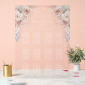 Boho bruiloft-zitje acryl bord (Huwelijk)