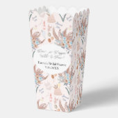 Boho Bruiloftsfeest Patroon Bruiloftsfeest Bedankdoosjes (Voorkant)