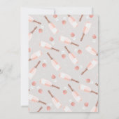 Boho Brunch en Bubble Bridal Shower Invitation Kaart (Achterkant)