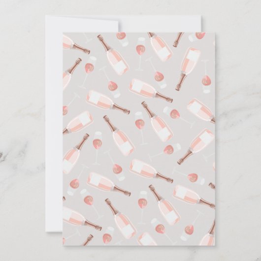 Boho Brunch Et Bubbly Invitation De Douche Nuptial (Dos)