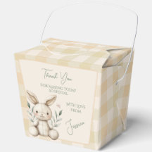 Boho Bunny Neutrale Baby Shower Favor