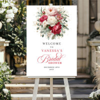 Boho Burgundy Bloemen Groene Bruiloft Bridal Showe