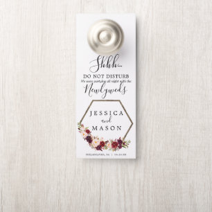 Boho Burgundy Wedding door Hanger stoort niet