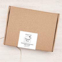 Boho Business Box Zegel Label