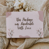 Boho Business Carte de remerciements