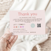 Boho Business Carte de remerciements