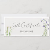 Boho Business Logo Cadeaubon (Achterkant)
