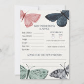 Boho Butterfly Baby shower Conseils pour la carte  (Devant)