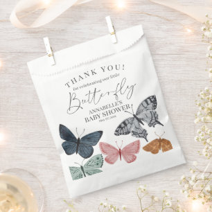 Boho Butterfly Baby shower Dessert Favor Bag Bedankzakje