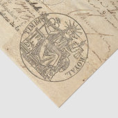 Boho Butterfly Linkerblad Tissuepapier (Detail)