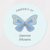 Boho Butterfly property of Labels (Design 2)