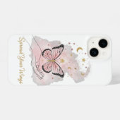 Boho Butterfly "Spread Your Wings" iPhone Case iPhone Hoesje (Achterkant horizontaal)