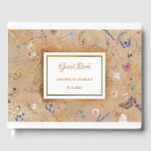 Boho Butterfly Tuin Bruiloft Gastenboek (Voorkant)