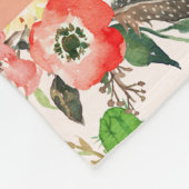 Boho cactus aquarelle customisée couverture (Coin)