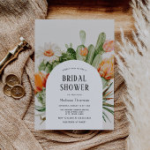 Boho Cactus Arch nuptiale douche Invitation