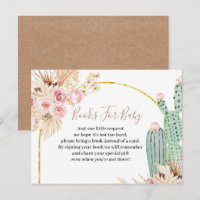 Boho Cactus Pink Flowers Books for baby