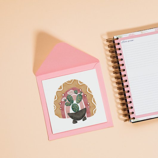 Boho Cactus regenboog: levendige woestijnvibes