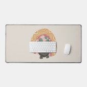 Boho Cactus regenboog: levendige woestijnvibes Bureaumat (Keyboard & Muis)