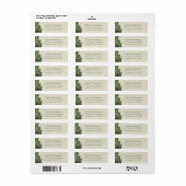 Boho Cactus Return Address Label (Full Sheet)