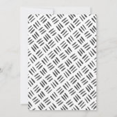 Boho Cactus Southwestern Baby shower Kaart (Achterkant)