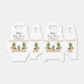 Boho Cactus Taco Over Liefde Baby shower Bedankdoosjes (Uitgevouwen)