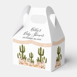 Boho Cactus Taco Over Liefde Baby shower Bedankdoosjes