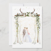 Boho canopy Faire-part de mariage 2025 (Dos)