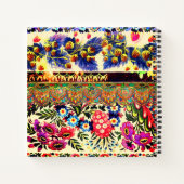 Boho Caravan Blue Notitieboek (Achterkant)