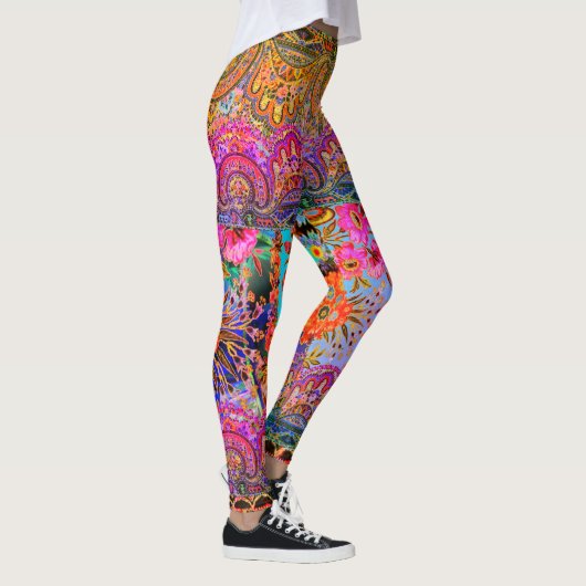 Boho Caravan Floral Leggings (Rechts)