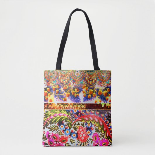Boho Caravan Tote Bag (Voorkant)