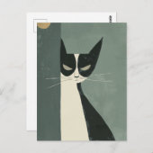 Boho Cat Briefkaart (Voorkant / Achterkant)