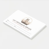 Boho Cat Groomer Post-it® Notes (Schuin)