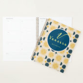 Boho Céleste Soleil Lune Monogramme Script (Devant avec enveloppe)