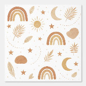 Boho Celestial Babykamer Behang  (Voorkant)