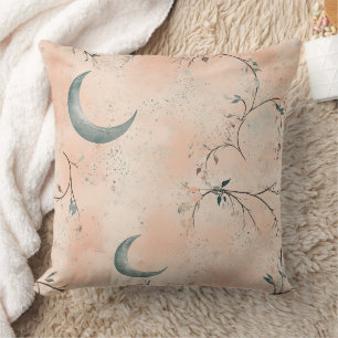Boho Celestial Bloem Maanspatroon (3) Kussen