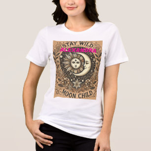 Boho Celestial "Shine Moon Child" T-shirt – Mystic