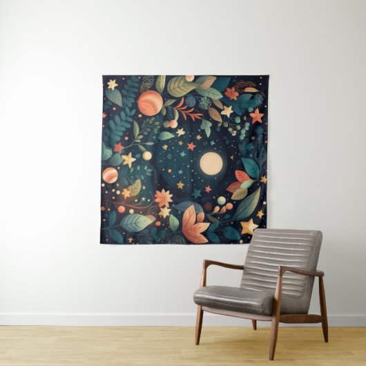 Boho Celestial Wandkleed (In Situ (horizontaal))