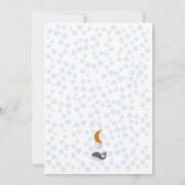 Boho Celestial Whales Star Baby shower Invitation (Dos)