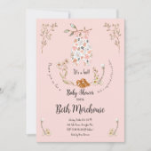 Boho C'est une fille Baby shower Invitation (Devant)