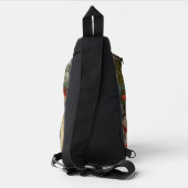 Boho champignons bos sling bag (Achterkant)