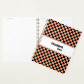 Boho Checkerboard Binder | Trendy Back to School  (Devant avec enveloppe)