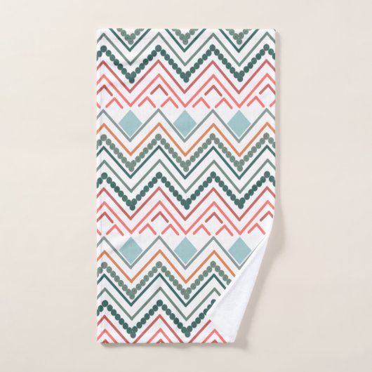 Boho Chevron (Serviette à main)