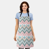 Boho Chevron Schort (Gedragen)